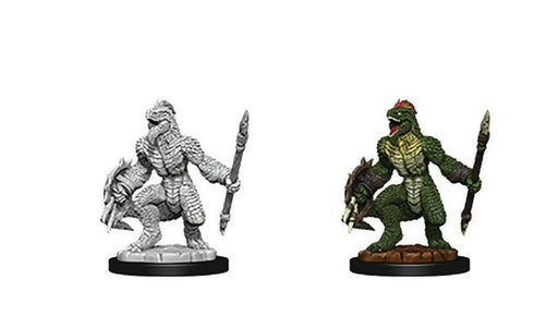 Dungeons & Dragons Nolzur's Minis: Lizardfolk & Lizardfolk Shaman - Unpainted